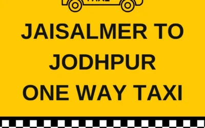 Jaisalmer to Jodhpur One Way Taxi